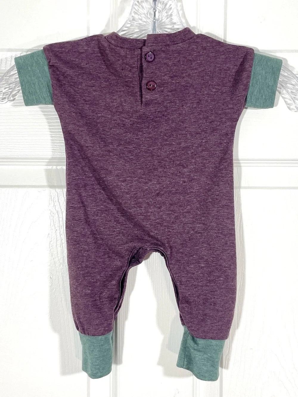 The Goonies purple baby onesie